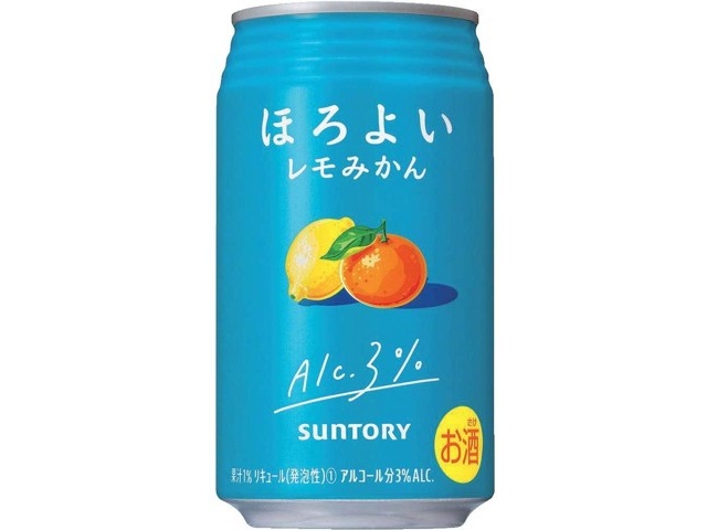 ほろよい　一番くじ　レモみかんセット　B賞 ほろよい レモみかん （サントリー ほろよい レモみかん 350ml缶