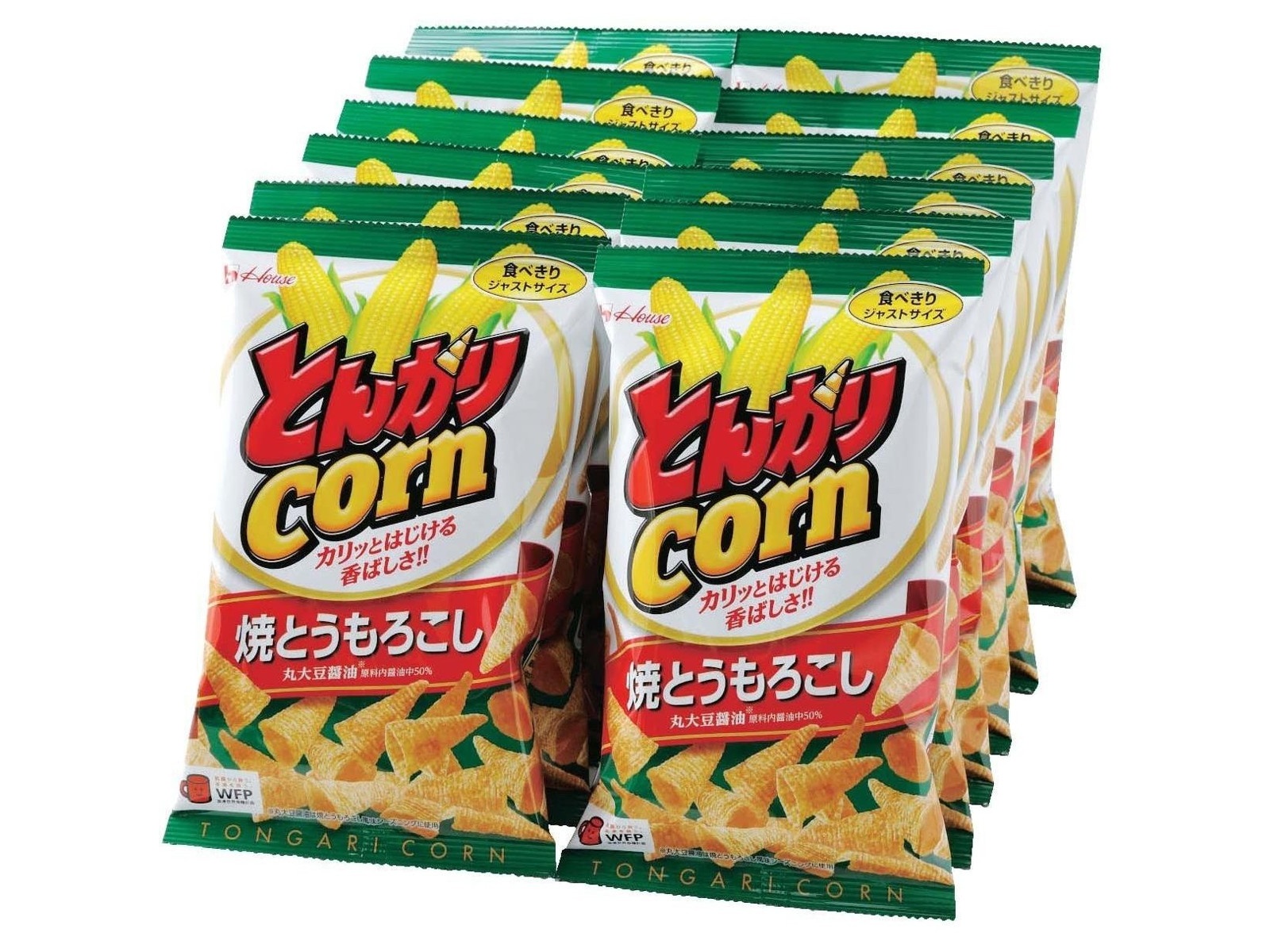 ハウス とんがりコーン 焼とうもろこし 1箱（34g×12袋入