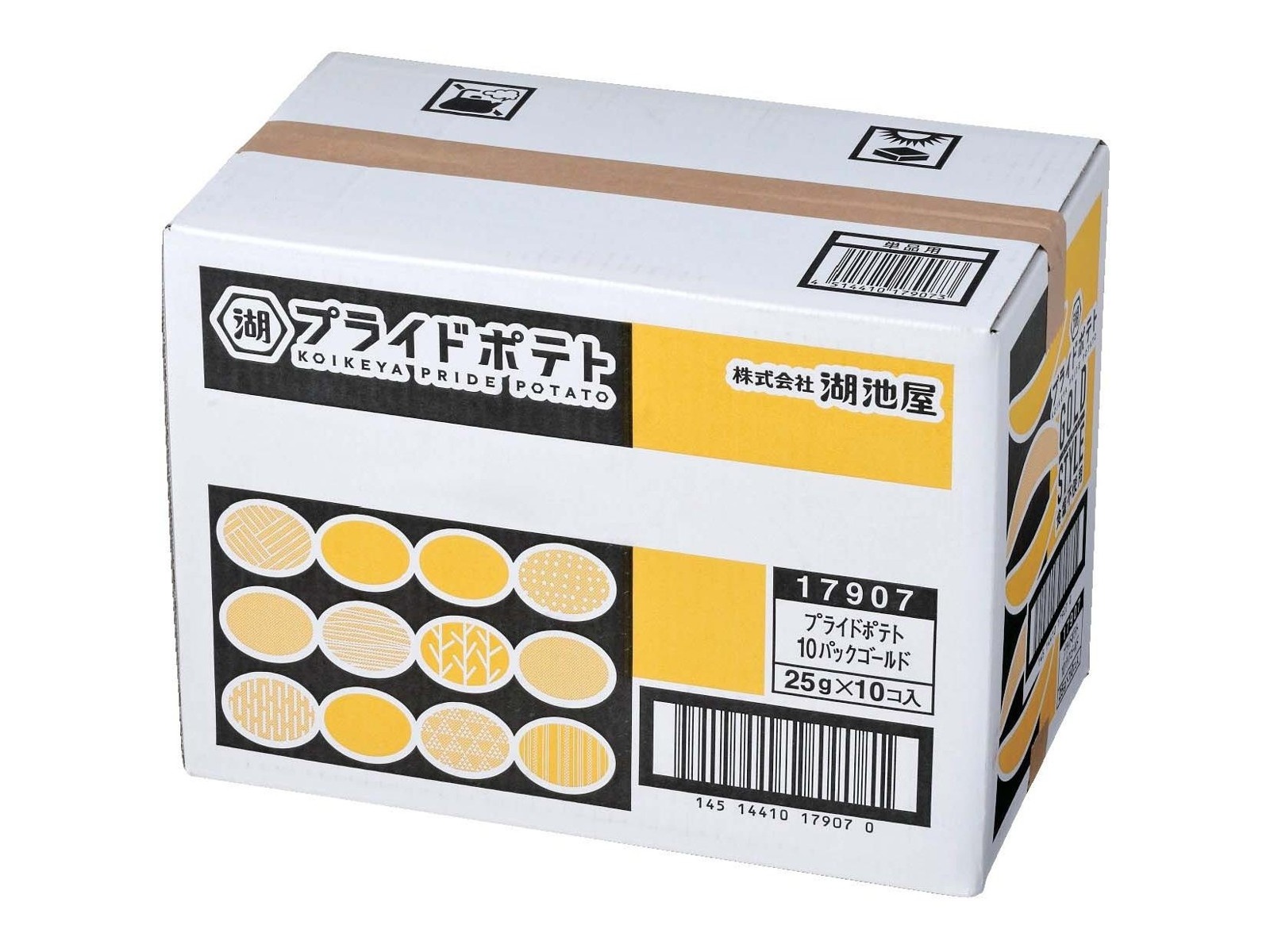 湖池屋 プライドポテトGOLDSTYLE食塩不使用 1箱(25g×10袋入 湖池屋 プライドポテトGOLDSTYLE食塩不使用 1箱(25g×10袋入