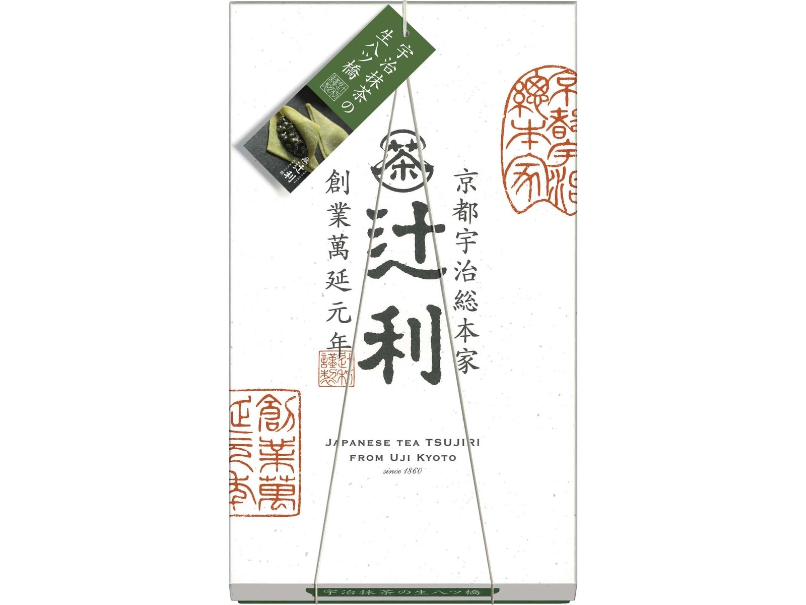 片岡物産 辻利 宇治抹茶の生八ツ橋 1箱（8コ入）| コープこうべ
