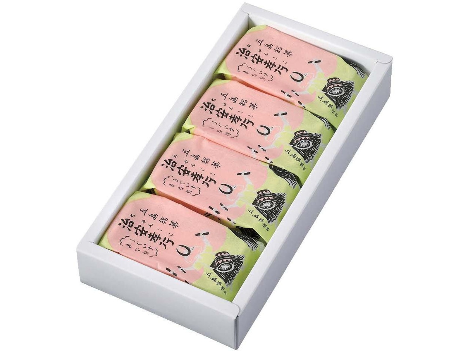御菓子司はたなか 五島銘菓 うぐいすきな粉治安孝行 1箱（4コ入