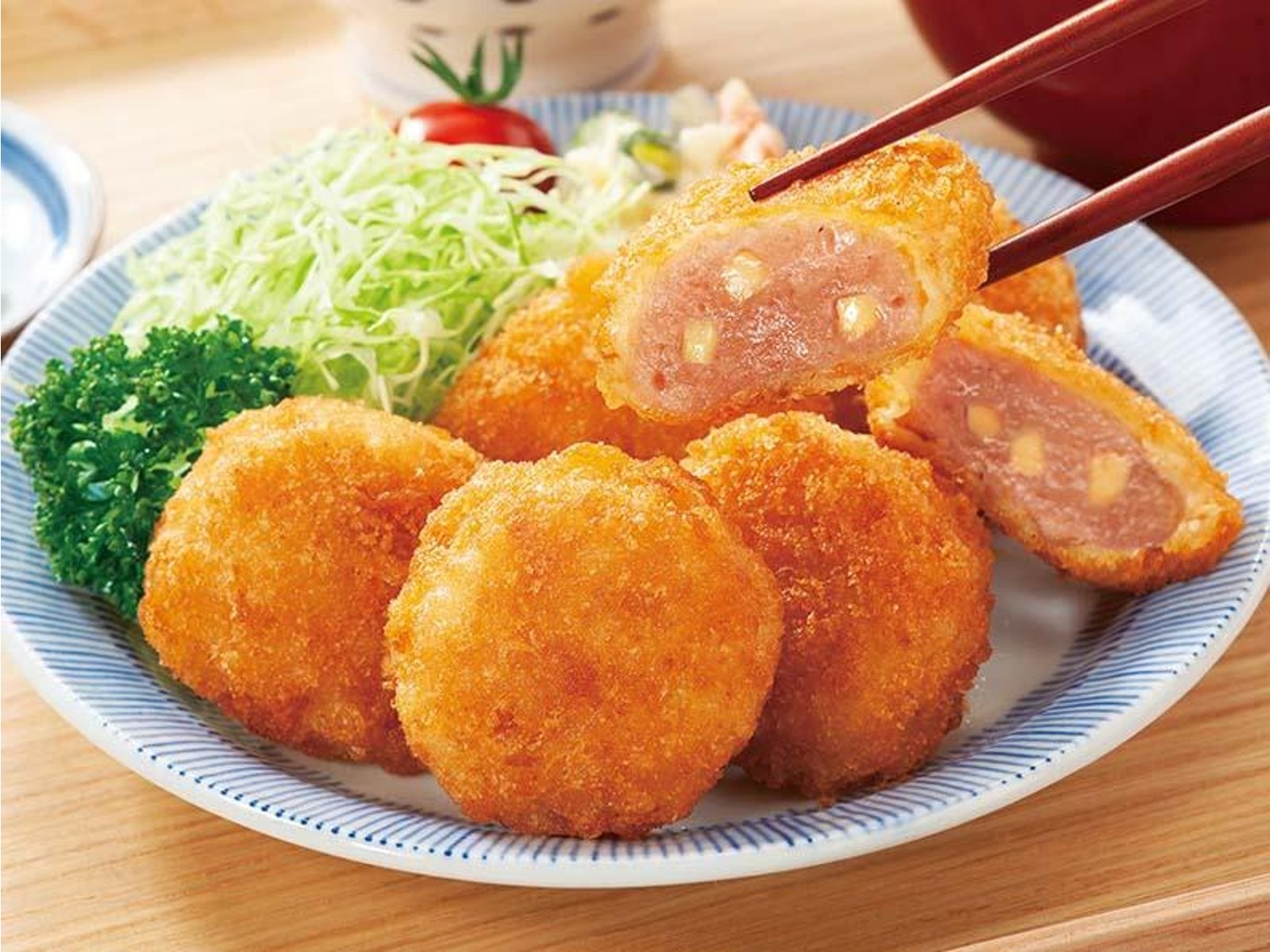 ニチレイ レンジで!コロッとチーズハムカツ 6コ入(150g ニチレイ レンジで!コロッとチーズハムカツ 6コ入(150g