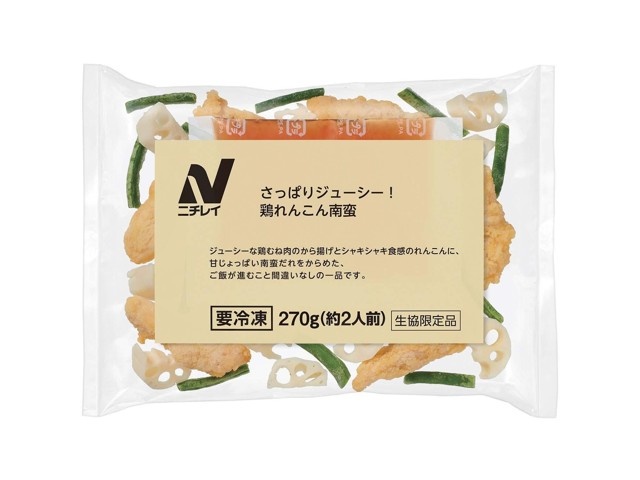 ニチレイ さっぱりジューシー！鶏れんこん南蛮 270g| コープ
