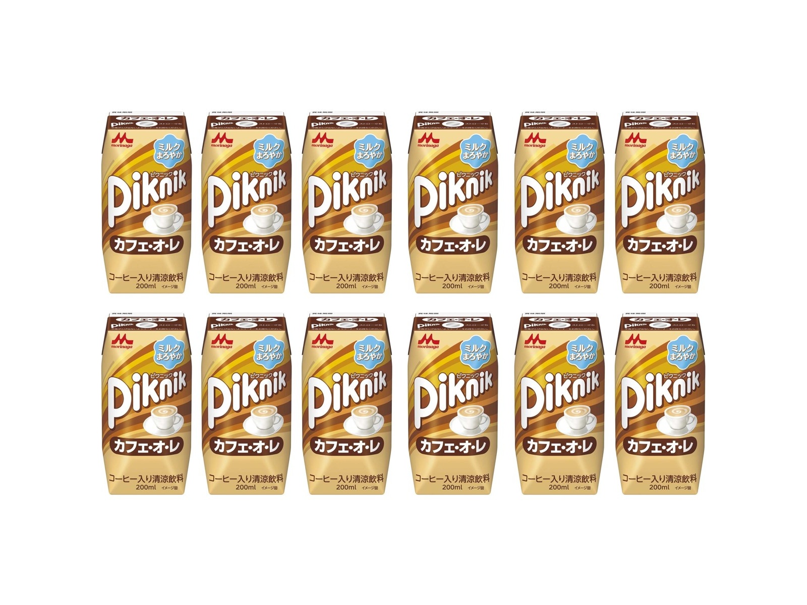 森永乳業 ピクニックカフェオレ 200ml×12本組+1本| コープこうべ