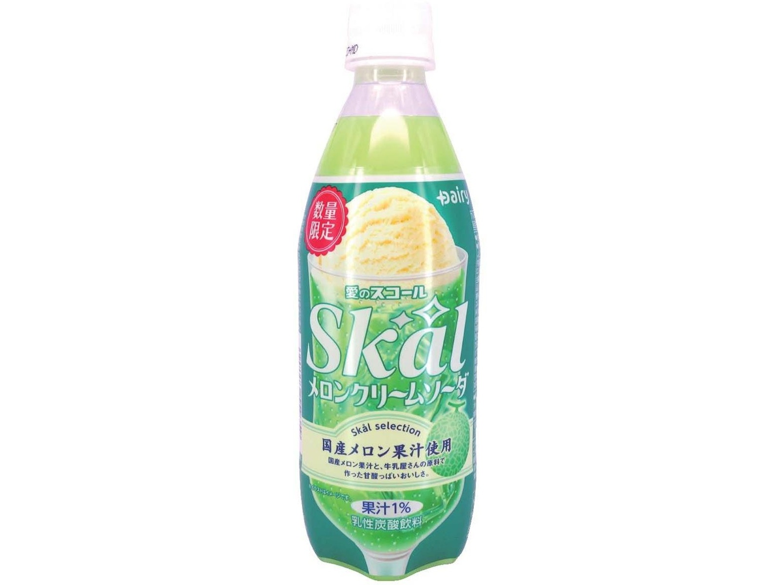 南日本酪農協同 スコールメロンクリームソーダ 500ml| コープ