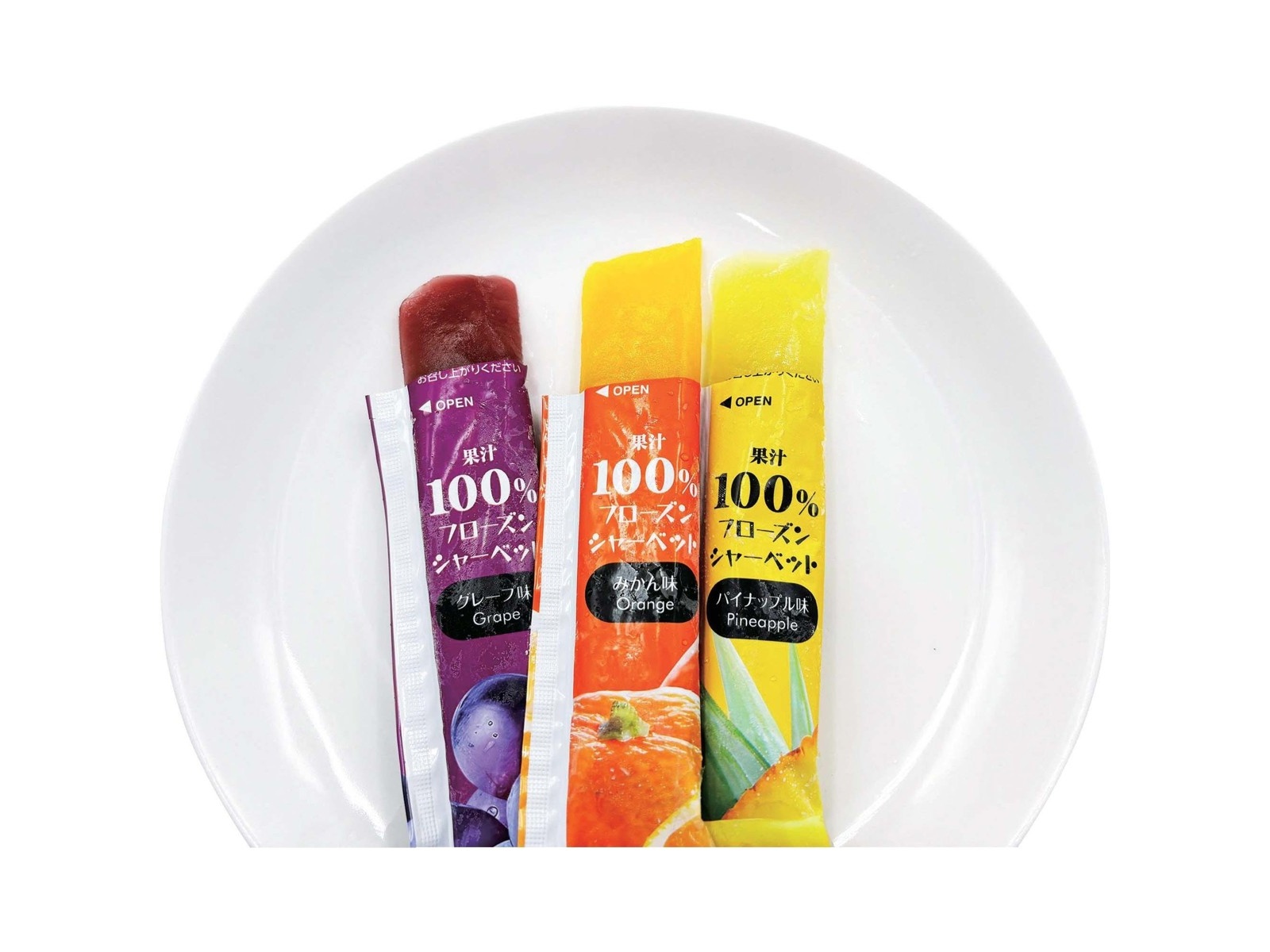 フローズンシャーベット 果汁100% グレープ みかん パイナップル Amazon.co.jp: リボン 果汁100％フローズンシャーベット 凍らせ