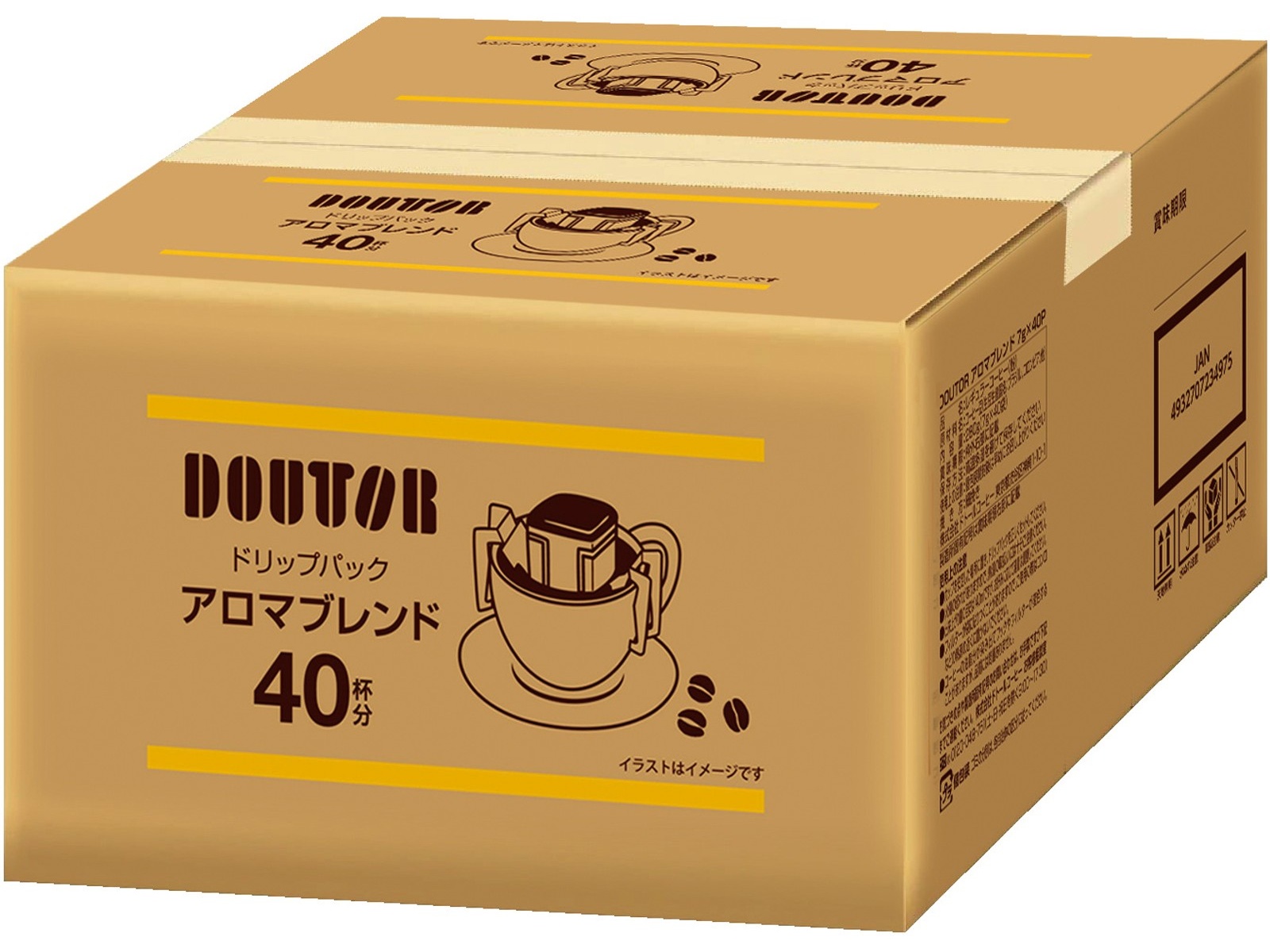 ドトールコーヒー ドリップパックアロマブレンド 1箱（7g×40袋入）| コープこうべネット