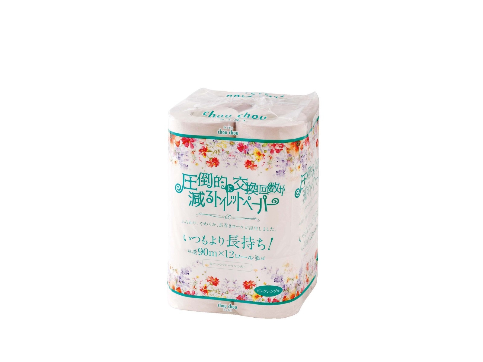 泉製紙 シュシュトイレットシングル 1袋（90m×12ロール入