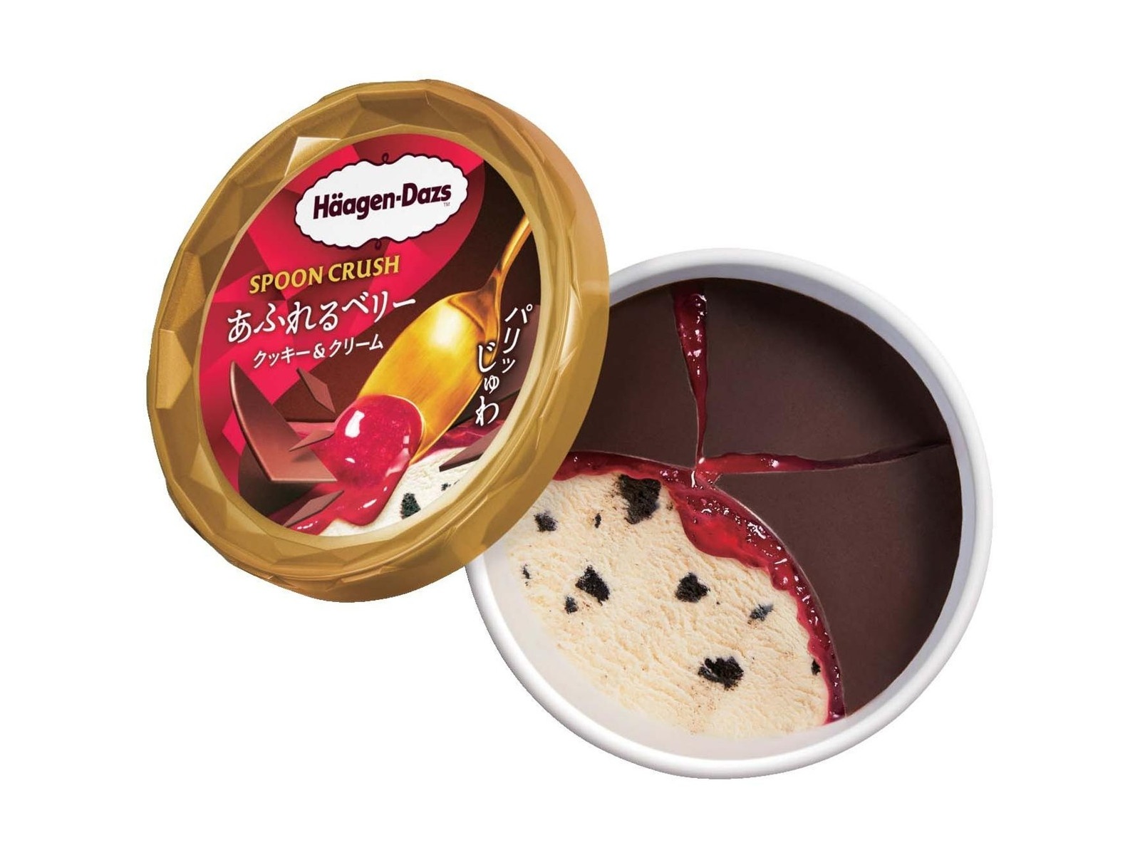 ハーゲンダッツ ミニカップ SPOON CRUSH あふれるベリークッキー ハーゲンダッツ ミニカップ SPOON CRUSH あふれるベリークッキー